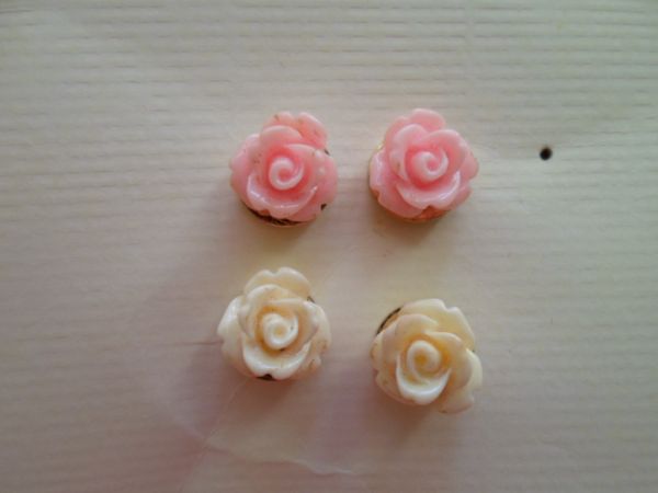 brincos rosas
